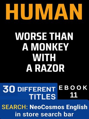 cover image of HUMAN WORSE THAN a WITH a RAZON (English Edition)